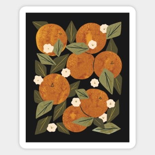 Orange Bouquet Magnet